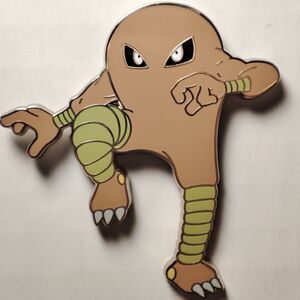 Pokemon Hitmonlee Enamel Pin Official Nintendo Collectible Lapel Badge Figure